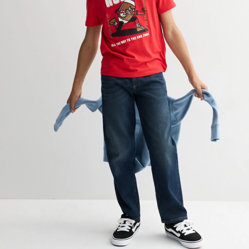 Nwt Sonoma Boys Loose Fit Dark Blue Jeans